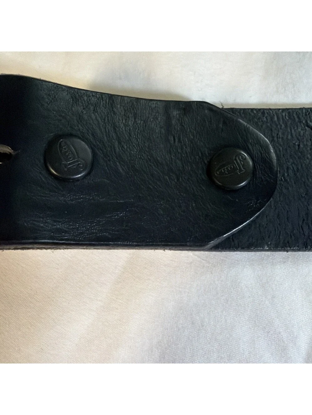 Justin Leather Belt Mens 36 Genuine USA Made Black 232 BK Top Grain leather